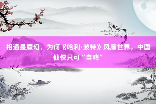 相通是魔幻，为何《哈利·波特》风靡世界，中国仙侠只可“自嗨”