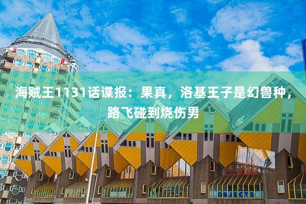 海贼王1131话谍报：果真，洛基王子是幻兽种，路飞碰到烧伤男