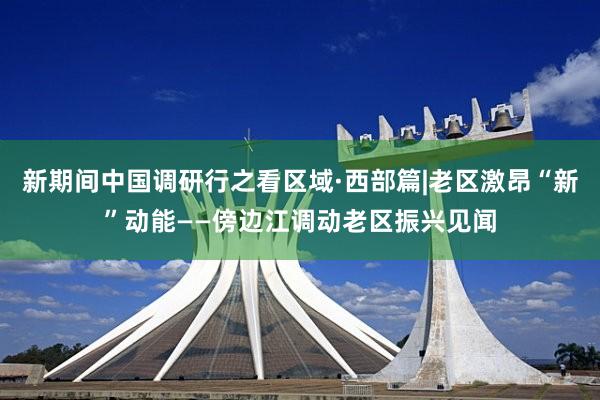 新期间中国调研行之看区域·西部篇|老区激昂“新”动能——傍边江调动老区振兴见闻