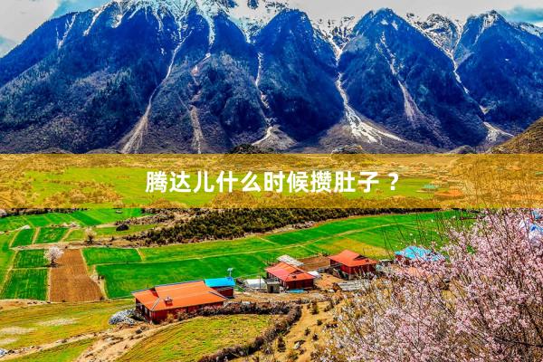 腾达儿什么时候攒肚子 ？
